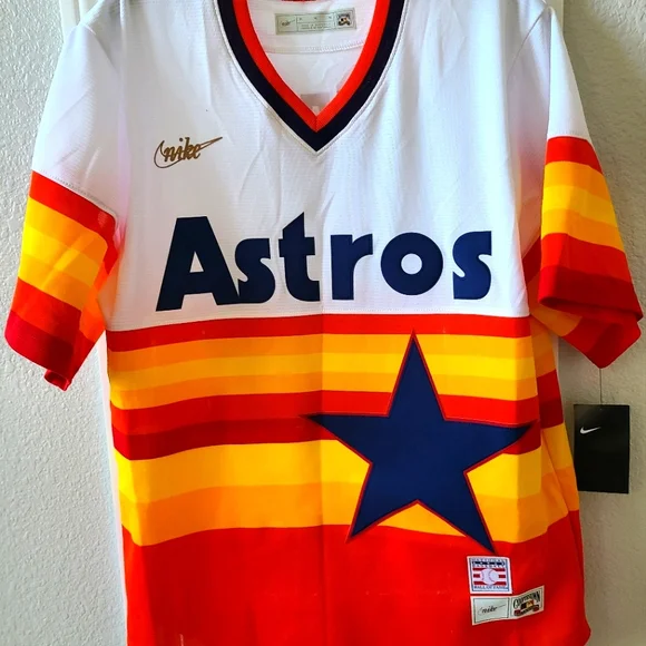 Brand New Nike Houston Astros Jersey Nolan Ryan #34 Cooperstown Collection